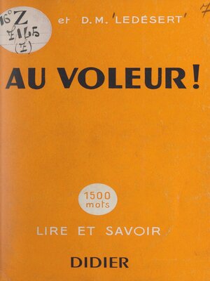 cover image of Au voleur